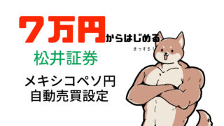松井証券FXメキシコペソ
